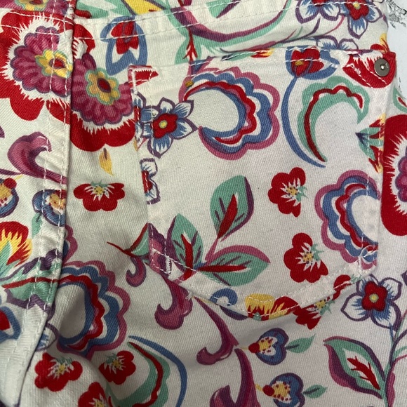 Anthropologie Pilcro & Letterpress Floral Skinny Jeans size 25 Paisley Boho - Picture 6 of 12
